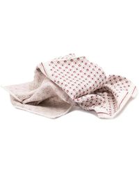Brunello Cucinelli - Patterned Scarf - Lyst