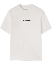 Jil Sander - Logo Printed Jersey T-Shirt - Lyst