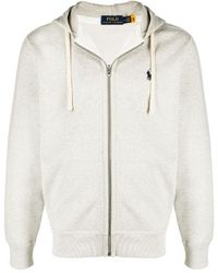 Ralph Lauren - Polo Pony Embroidered Zipper Hooded Casual Jacket - Lyst