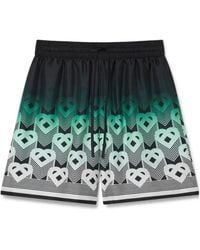 CASABLANCA - Monogram-Print Drawstring Shorts - Lyst