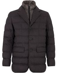 Herno - Padded Notch-Lapel Coat - Lyst