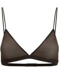 Calvin Klein - Ruby Sheer Triangle Bra - Lyst