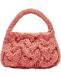 JW Anderson - Jw Anderson Small Cable-Knitted Top Handle Bag - Lyst
