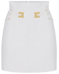 Elisabetta Franchi - High Waist Mini Skirt - Lyst