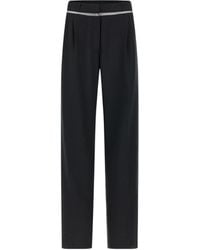 Nensi Dojaka - Anouk Tulle-Insert Pants - Lyst