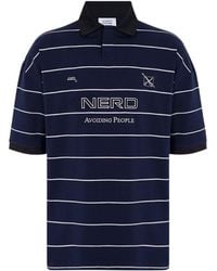Vetements - Striped Polo Shirt - Lyst