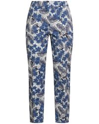 Weekend by Maxmara - Printed Casual Trousers - Lyst