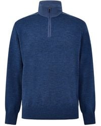 Paul & Shark - Quarter-Zip Knit Sweater - Lyst