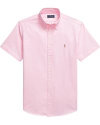 Polo Ralph Lauren - Pure Cotton Short-Sleeved Shirt - Lyst