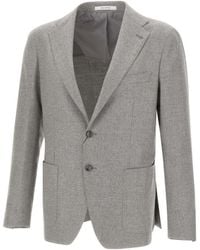 Tagliatore - Single Breasted Tailored Blazer - Lyst