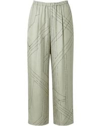 Alysi - Casual Pants With Elastic Waist - Lyst