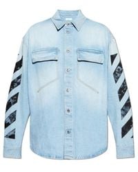 Off-White c/o Virgil Abloh - Fresco Button-Up Denim Shirt - Lyst