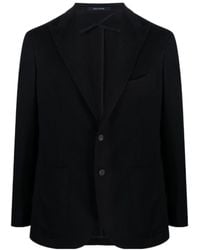 Tagliatore - Single-Breasted Virgin Wool-Blend Blazer - Lyst