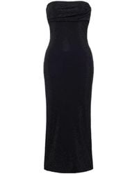 Philosophy Di Lorenzo Serafini - Embellished Square Neck Midi Dress - Lyst