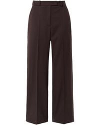 Frankie Shop - High-Waisted Wide-Leg Casual Trousers - Lyst