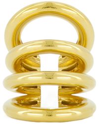 Rabanne - Rabanne Punk Spiral Hoop Earrings - Lyst
