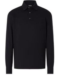 ZEGNA - Long-Sleeve Polo Shirt - Lyst