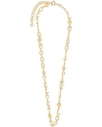 Saint Laurent - Letter Necklace - Lyst