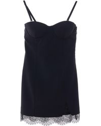 Patrizia Pepe - Mini Crepe Sheath Dress - Lyst