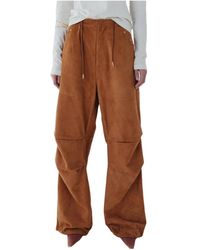 DARKPARK - Wide-Leg Leather Pants - Lyst