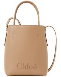 Chloé - Chloé Sense Micro Tote Bag - Lyst