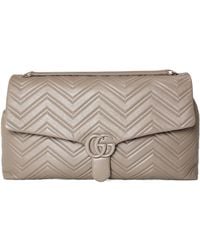 Gucci - Solid Color Shoulder Bag - Lyst