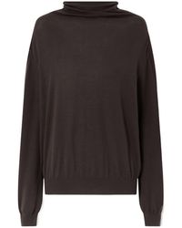 KHAITE - Annette Merino Wool Turtleneck Sweater - Lyst