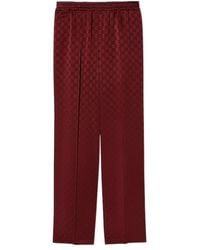 Gucci - Gg Jacquard Elastic Waistband Pants - Lyst