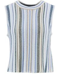 Barbour - Josie Knitted Stripe-Pattern Top - Lyst