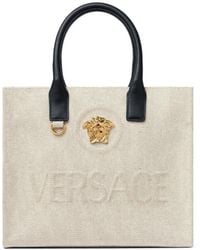 Versace - La Medusa Top Handle Bag - Lyst