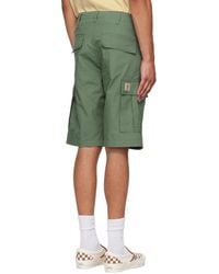 Carhartt - Logo-Patch Knee-Length Cargo Shorts - Lyst