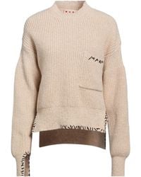 Marni - Solid Color Wool Knit Sweater - Lyst