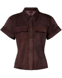Stouls - Miller Suede Shirt - Lyst