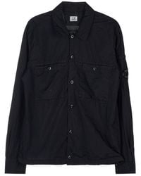 C.P. Company - Taylon Lens-Detail Overshirt Jacket - Lyst