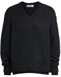 Our Legacy - V-Neck Long-Sleeved Knit Top - Lyst