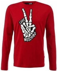 Moschino - Long-Sleeve T-Shirt - Lyst