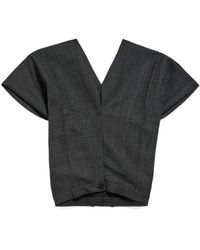 Balenciaga - Tailored Pants Top - Lyst