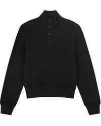 Entire studios - Ribbed High-Neck Sweatshirt - Lyst
