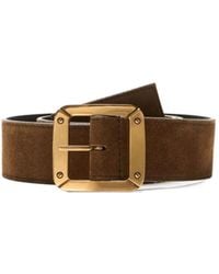 Acne Studios - Square-Buckle Leather Belt - Lyst