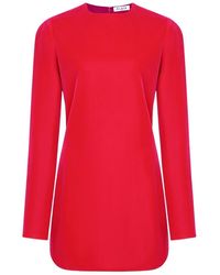 Alaïa - Velvet Cinched Mini Dress - Lyst