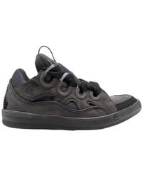 Lanvin - Curb Lace-Up Sneakers - Lyst