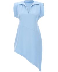 Kaos - Asymmetric Sleeveless Shirt Dress - Lyst