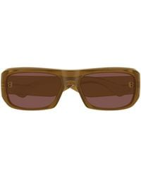 Saint Laurent - Eyewear Rectangular Frame Sunglasses - Lyst