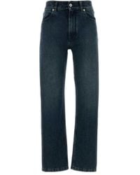 Jil Sander - Logo-Patch Denim Jeans - Lyst