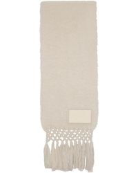 Jil Sander - Wool Blend Scarf - Lyst
