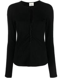 Isabel Marant - Long Sleeved Straight Hem Blouse - Lyst