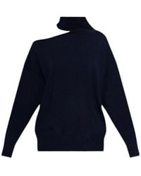 Lisa Yang - Alvia Cut-Out Turtleneck Knit Jumper - Lyst