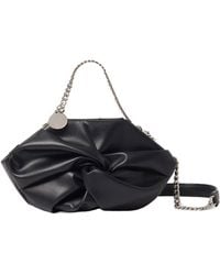 Stella McCartney - Twist Detailed Chain-Linked Shoulder Bag - Lyst