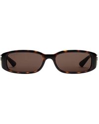 Gucci - Eyewear Rectangle Frame Sunglasses - Lyst