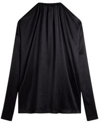 Phoebe Philo - Pleated Long-Sleeved Top - Lyst